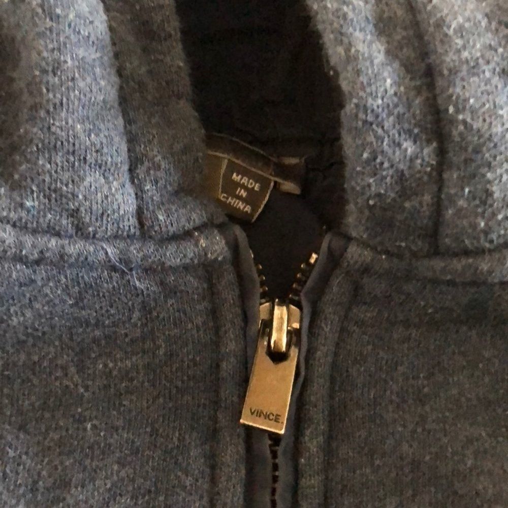 Vince Boys Blue Zip Up Hoodie - Picture 2 of 7